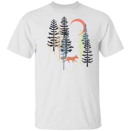 T-Shirts White / S Fox Forest Trot T-Shirt