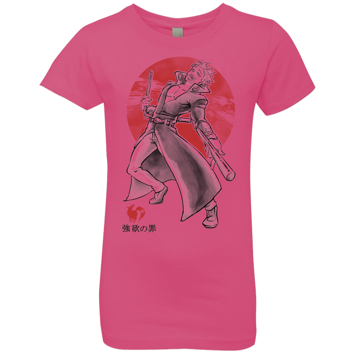 T-Shirts Hot Pink / YXS Fox Greed Girls Premium T-Shirt