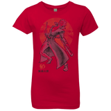 T-Shirts Red / YXS Fox Greed Girls Premium T-Shirt