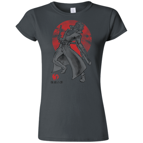 T-Shirts Charcoal / S Fox Greed Junior Slimmer-Fit T-Shirt