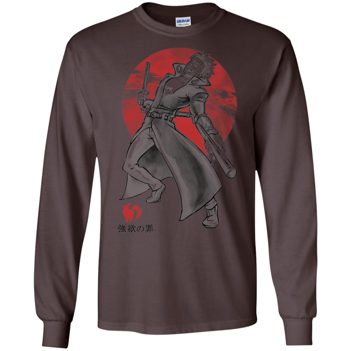 T-Shirts Dark Chocolate / S Fox Greed Men's Long Sleeve T-Shirt