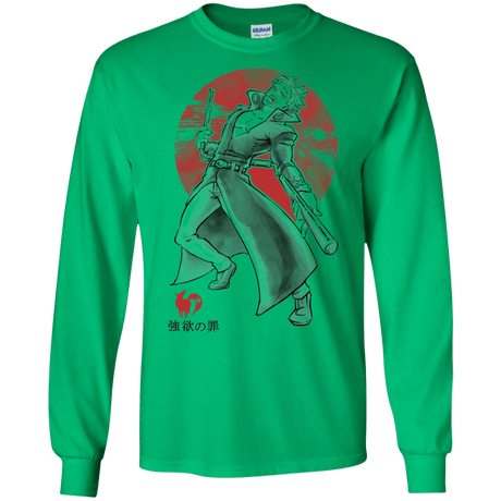 T-Shirts Irish Green / S Fox Greed Men's Long Sleeve T-Shirt