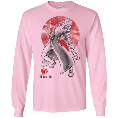 T-Shirts Light Pink / S Fox Greed Men's Long Sleeve T-Shirt