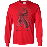 T-Shirts Red / S Fox Greed Men's Long Sleeve T-Shirt