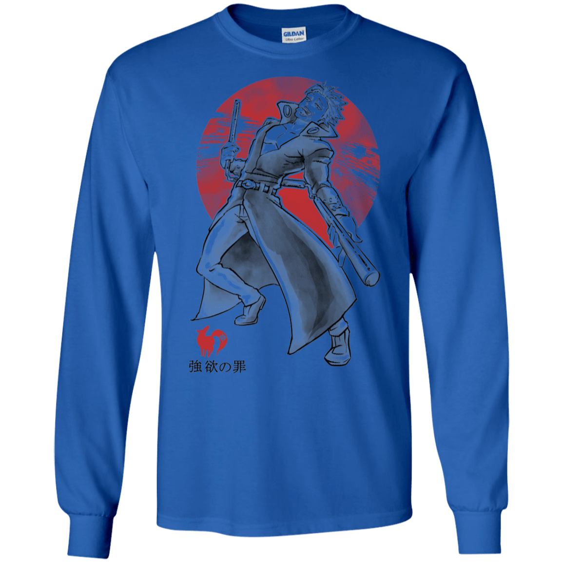 T-Shirts Royal / S Fox Greed Men's Long Sleeve T-Shirt