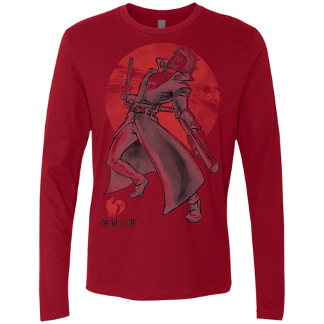 T-Shirts Cardinal / S Fox Greed Men's Premium Long Sleeve