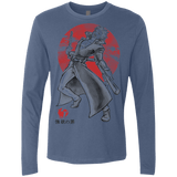 T-Shirts Indigo / S Fox Greed Men's Premium Long Sleeve