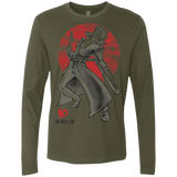 T-Shirts Military Green / S Fox Greed Men's Premium Long Sleeve