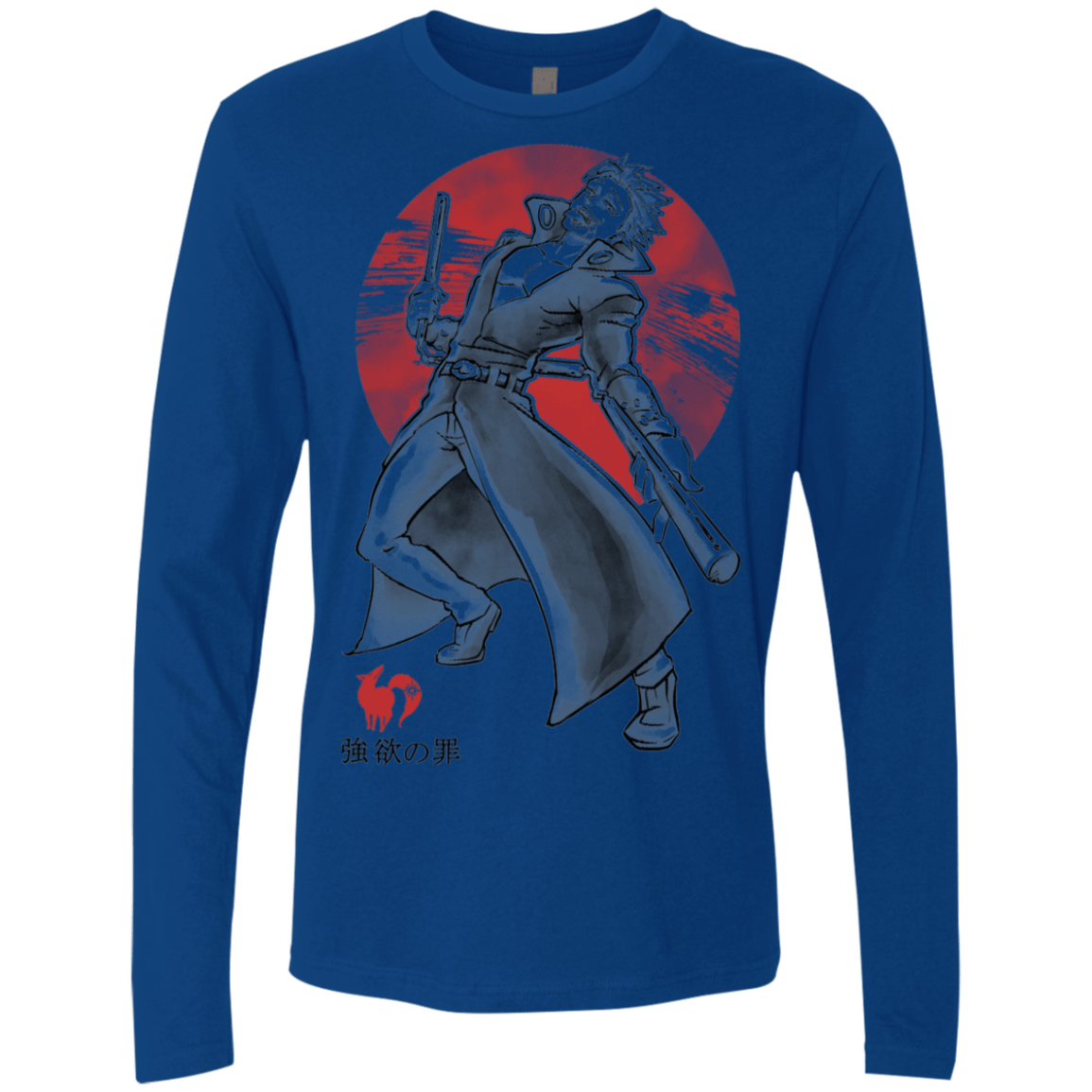 T-Shirts Royal / S Fox Greed Men's Premium Long Sleeve