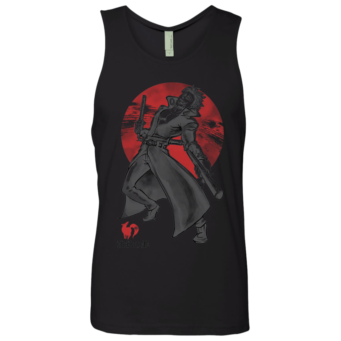 T-Shirts Black / S Fox Greed Men's Premium Tank Top