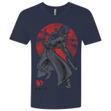 T-Shirts Midnight Navy / X-Small Fox Greed Men's Premium V-Neck