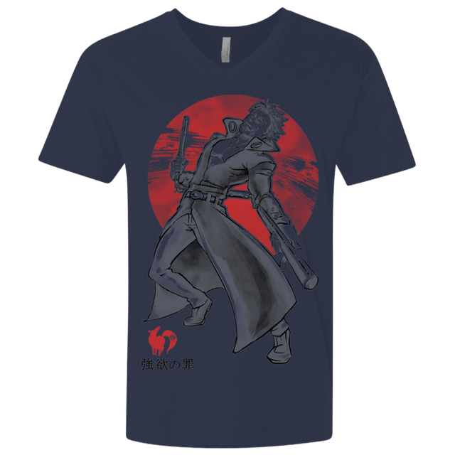 T-Shirts Midnight Navy / X-Small Fox Greed Men's Premium V-Neck
