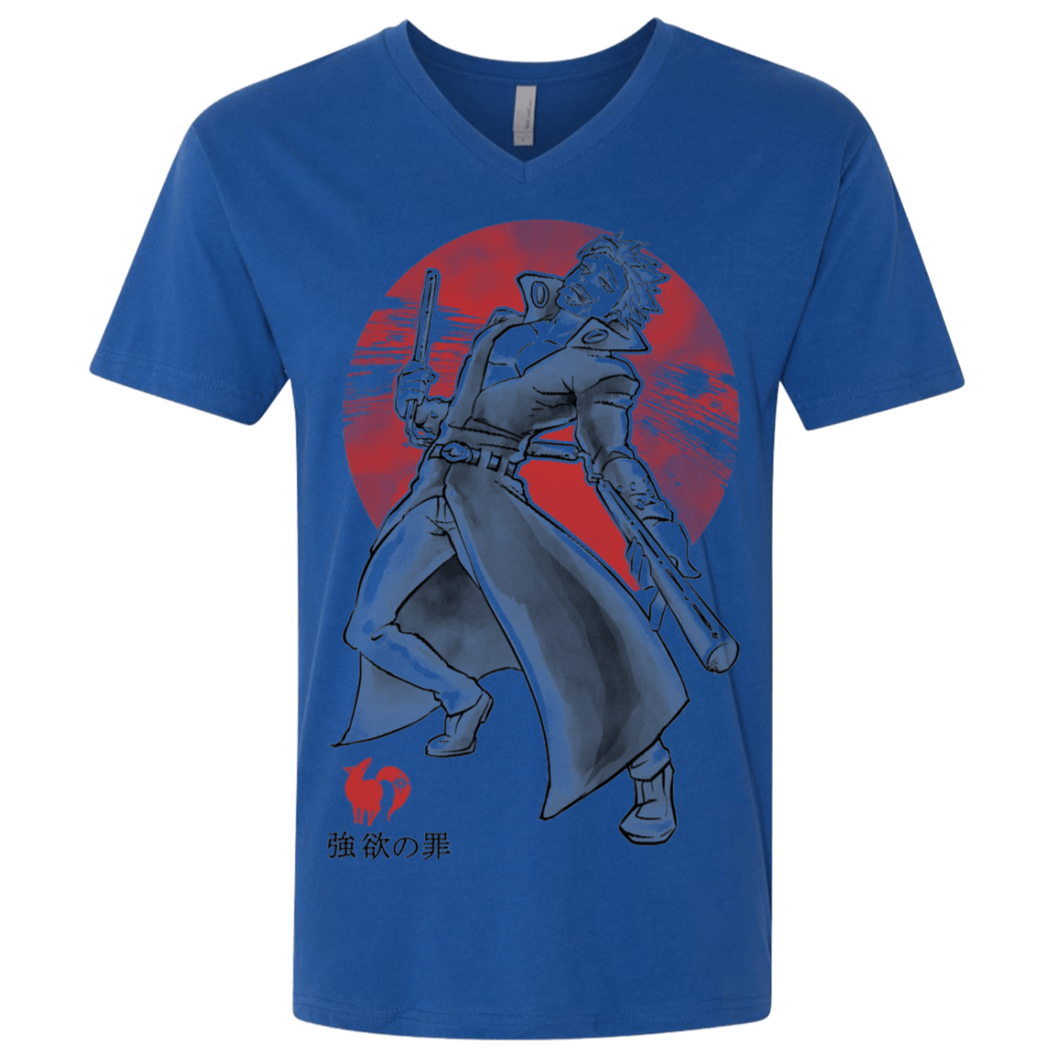 T-Shirts Royal / X-Small Fox Greed Men's Premium V-Neck