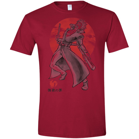 T-Shirts Cardinal Red / S Fox Greed Men's Semi-Fitted Softstyle