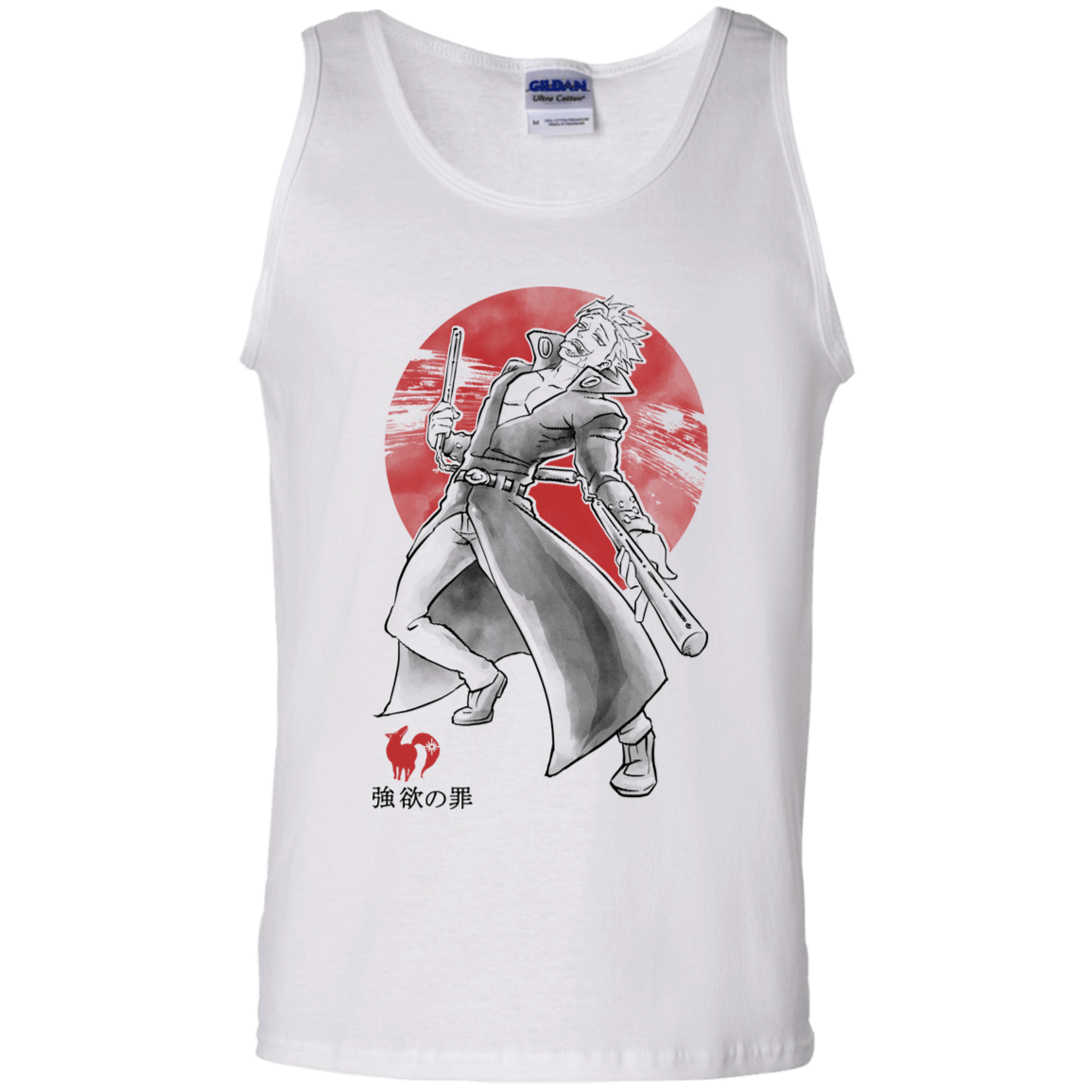 T-Shirts White / S Fox Greed Men's Tank Top