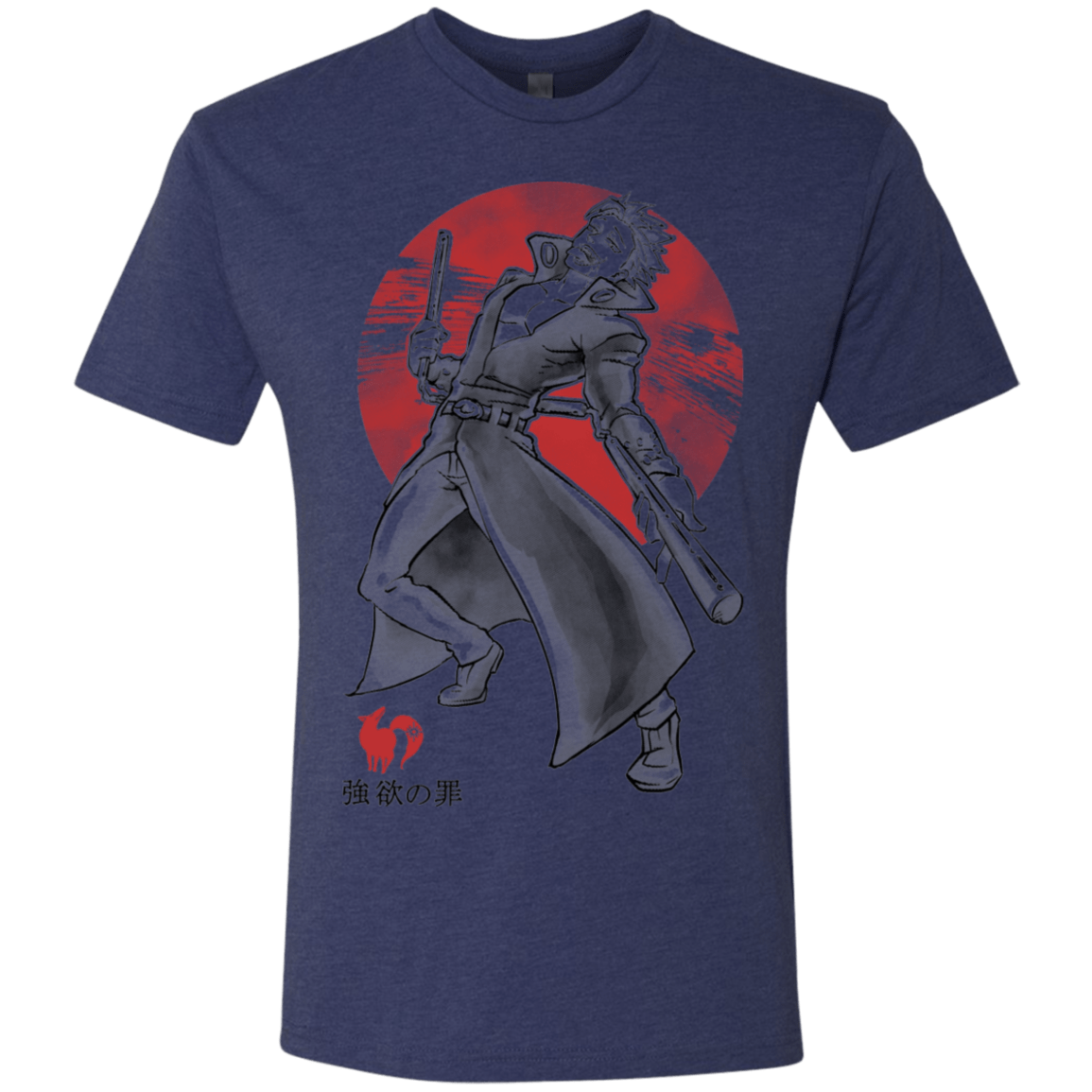 T-Shirts Vintage Navy / S Fox Greed Men's Triblend T-Shirt