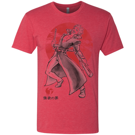 T-Shirts Vintage Red / S Fox Greed Men's Triblend T-Shirt