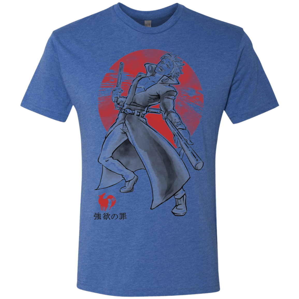 T-Shirts Vintage Royal / S Fox Greed Men's Triblend T-Shirt