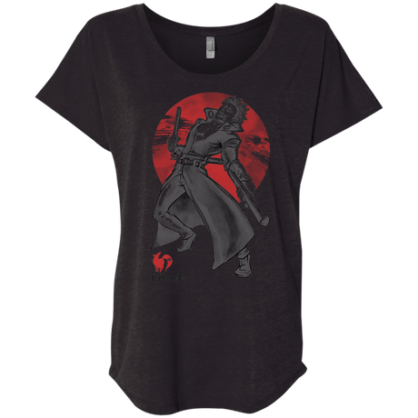 T-Shirts Vintage Black / X-Small Fox Greed Triblend Dolman Sleeve