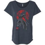 T-Shirts Vintage Navy / X-Small Fox Greed Triblend Dolman Sleeve