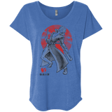 T-Shirts Vintage Royal / X-Small Fox Greed Triblend Dolman Sleeve