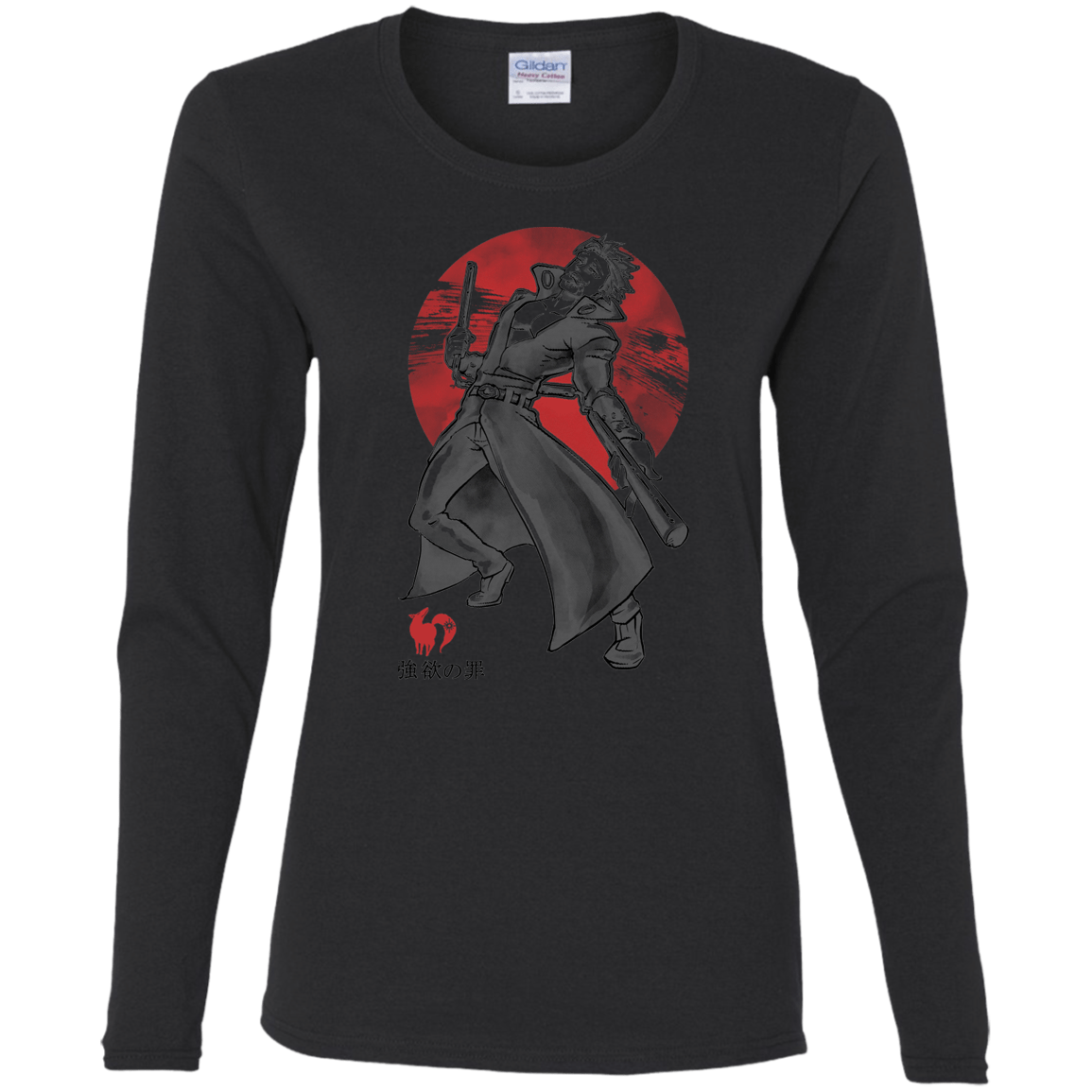 T-Shirts Black / S Fox Greed Women's Long Sleeve T-Shirt