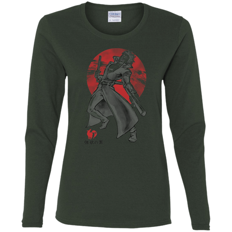 T-Shirts Forest / S Fox Greed Women's Long Sleeve T-Shirt