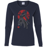 T-Shirts Navy / S Fox Greed Women's Long Sleeve T-Shirt