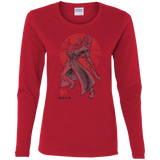 T-Shirts Red / S Fox Greed Women's Long Sleeve T-Shirt