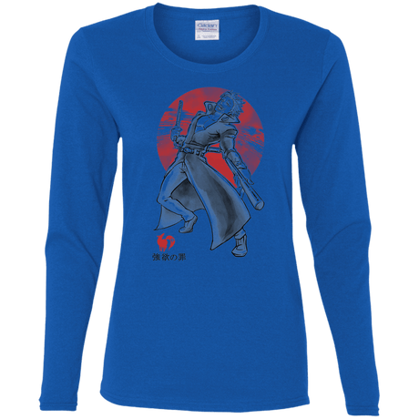 T-Shirts Royal / S Fox Greed Women's Long Sleeve T-Shirt
