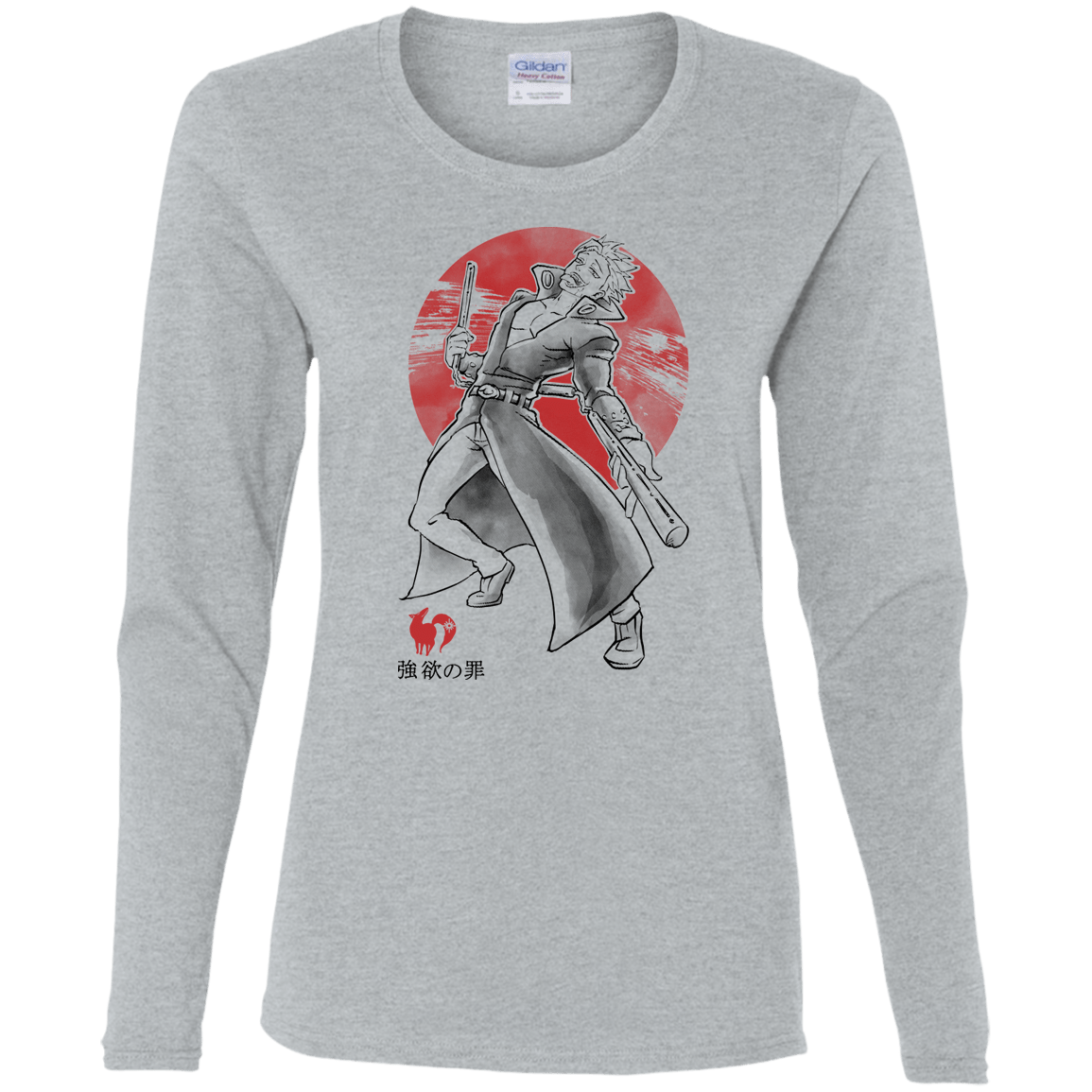 T-Shirts Sport Grey / S Fox Greed Women's Long Sleeve T-Shirt