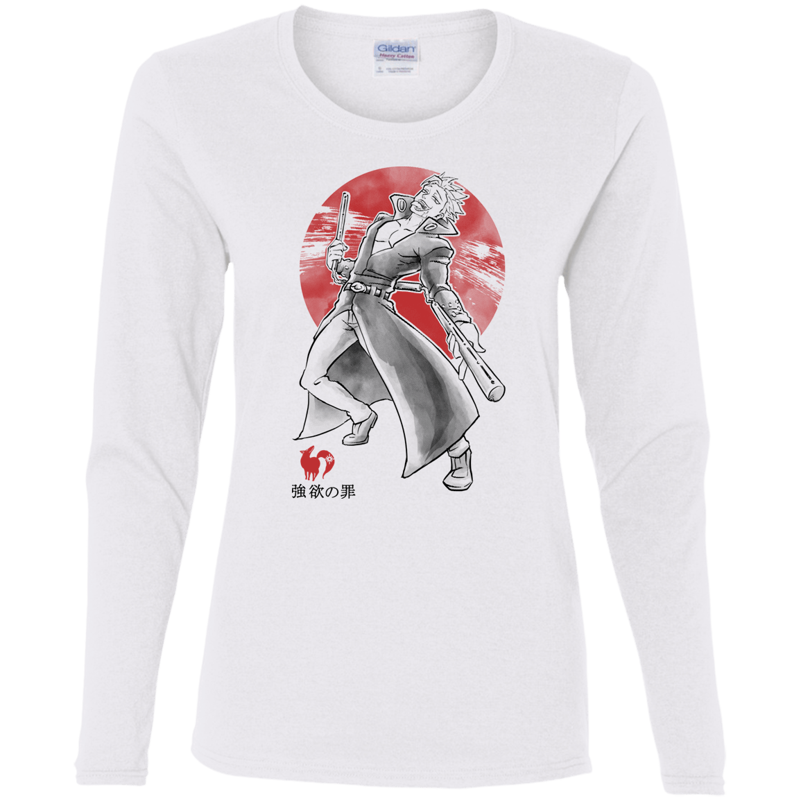 T-Shirts White / S Fox Greed Women's Long Sleeve T-Shirt