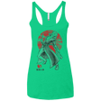 T-Shirts Envy / X-Small Fox Greed Women's Triblend Racerback Tank