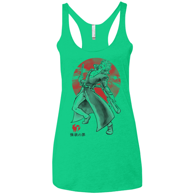 T-Shirts Envy / X-Small Fox Greed Women's Triblend Racerback Tank