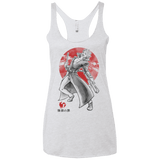 T-Shirts Heather White / X-Small Fox Greed Women's Triblend Racerback Tank