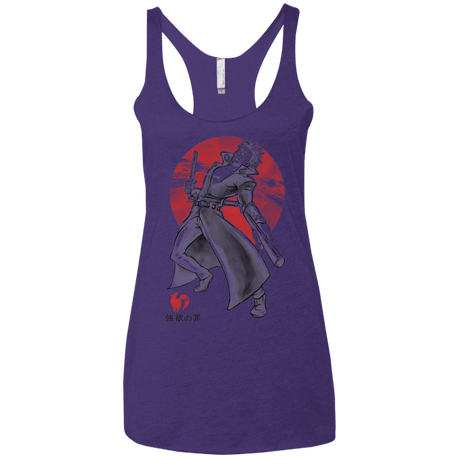 T-Shirts Purple Rush / X-Small Fox Greed Women's Triblend Racerback Tank