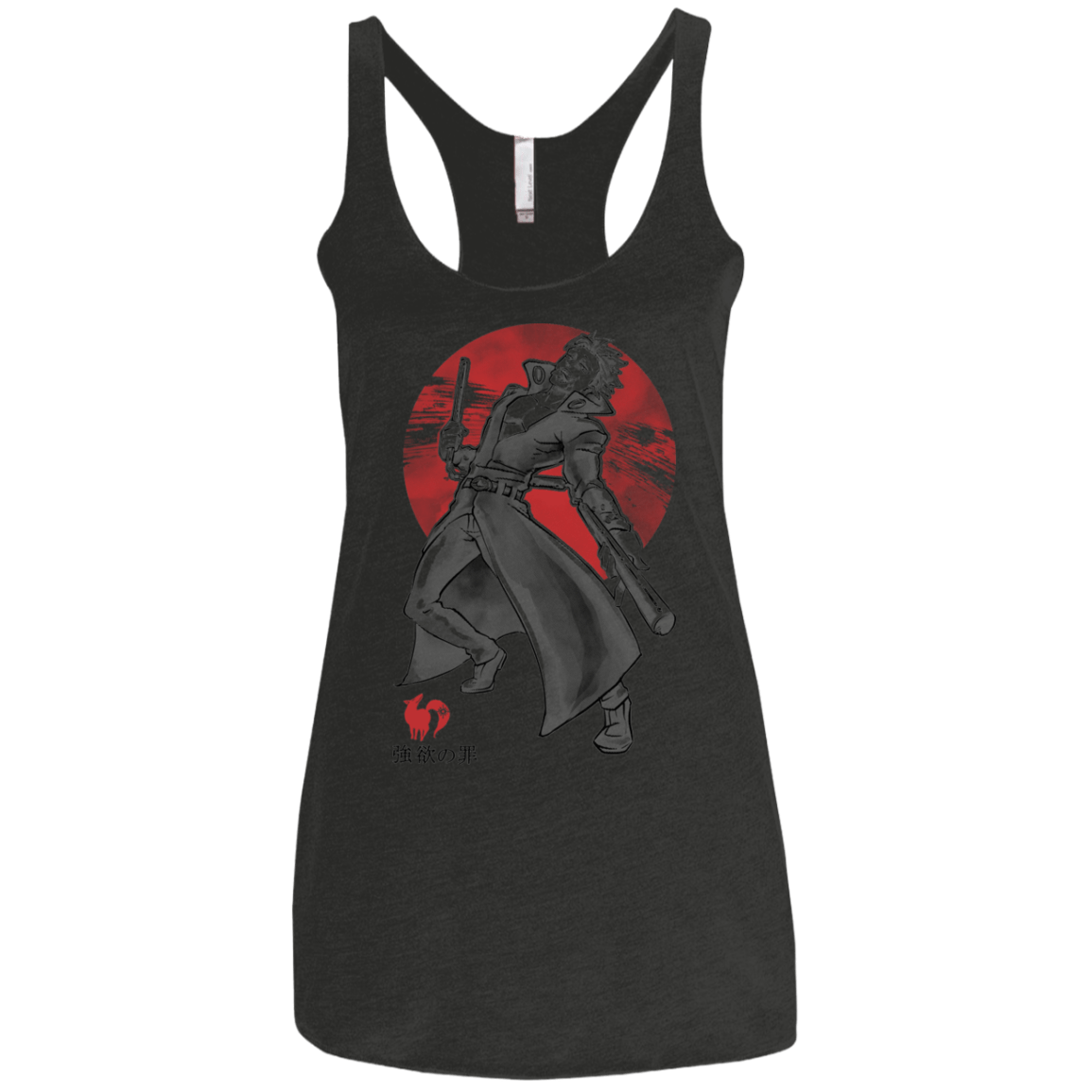 T-Shirts Vintage Black / X-Small Fox Greed Women's Triblend Racerback Tank