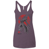 T-Shirts Vintage Purple / X-Small Fox Greed Women's Triblend Racerback Tank