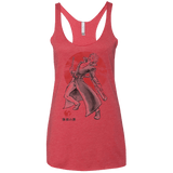 T-Shirts Vintage Red / X-Small Fox Greed Women's Triblend Racerback Tank