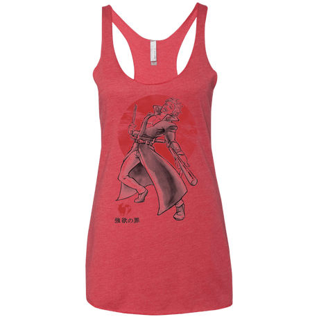 T-Shirts Vintage Red / X-Small Fox Greed Women's Triblend Racerback Tank
