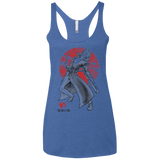 T-Shirts Vintage Royal / X-Small Fox Greed Women's Triblend Racerback Tank