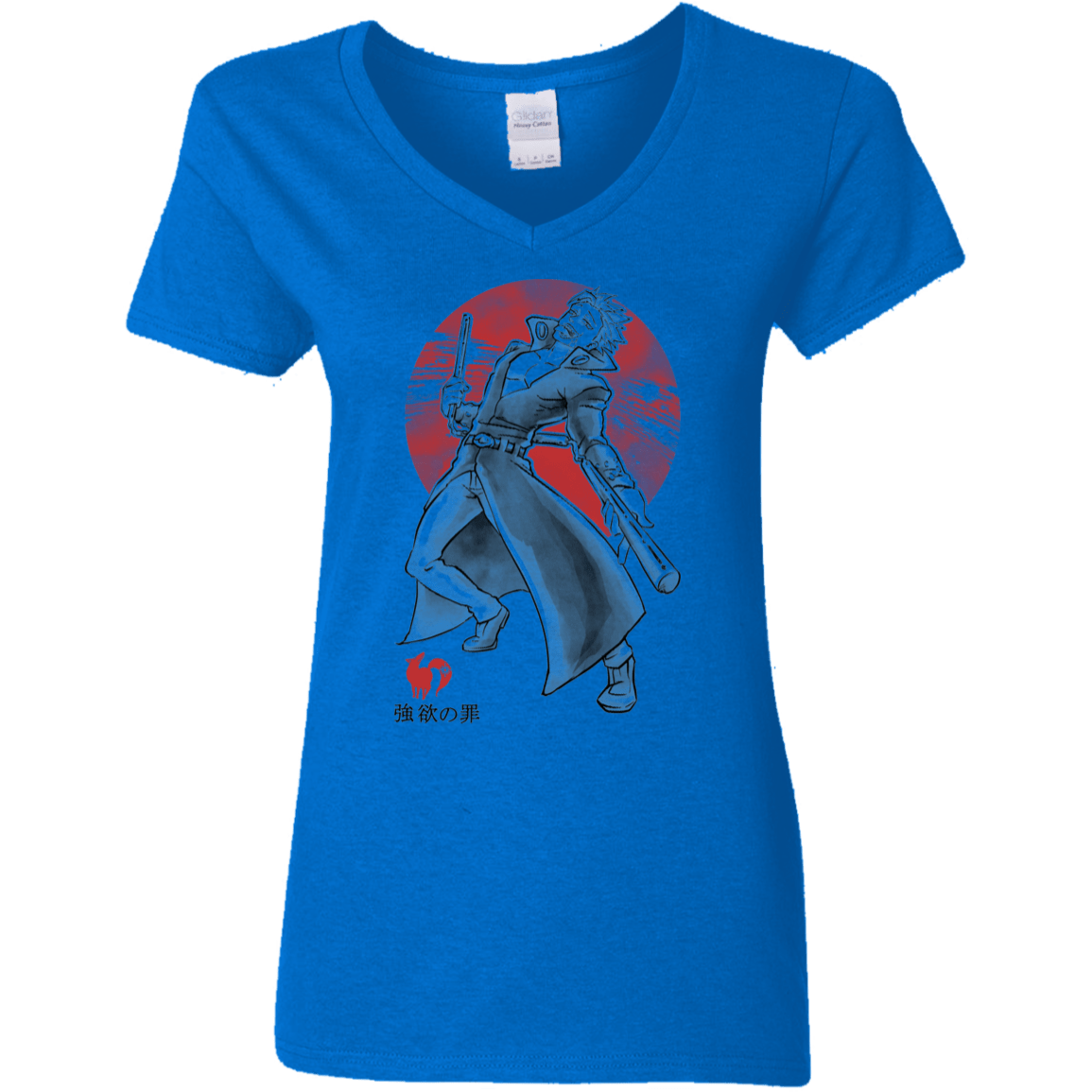 T-Shirts Royal / S Fox Greed Women's V-Neck T-Shirt