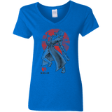 T-Shirts Royal / S Fox Greed Women's V-Neck T-Shirt