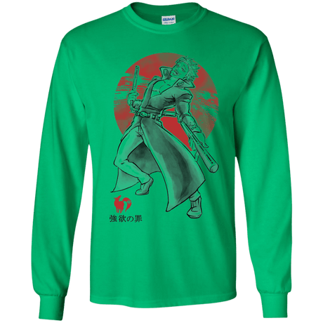 T-Shirts Irish Green / YS Fox Greed Youth Long Sleeve T-Shirt