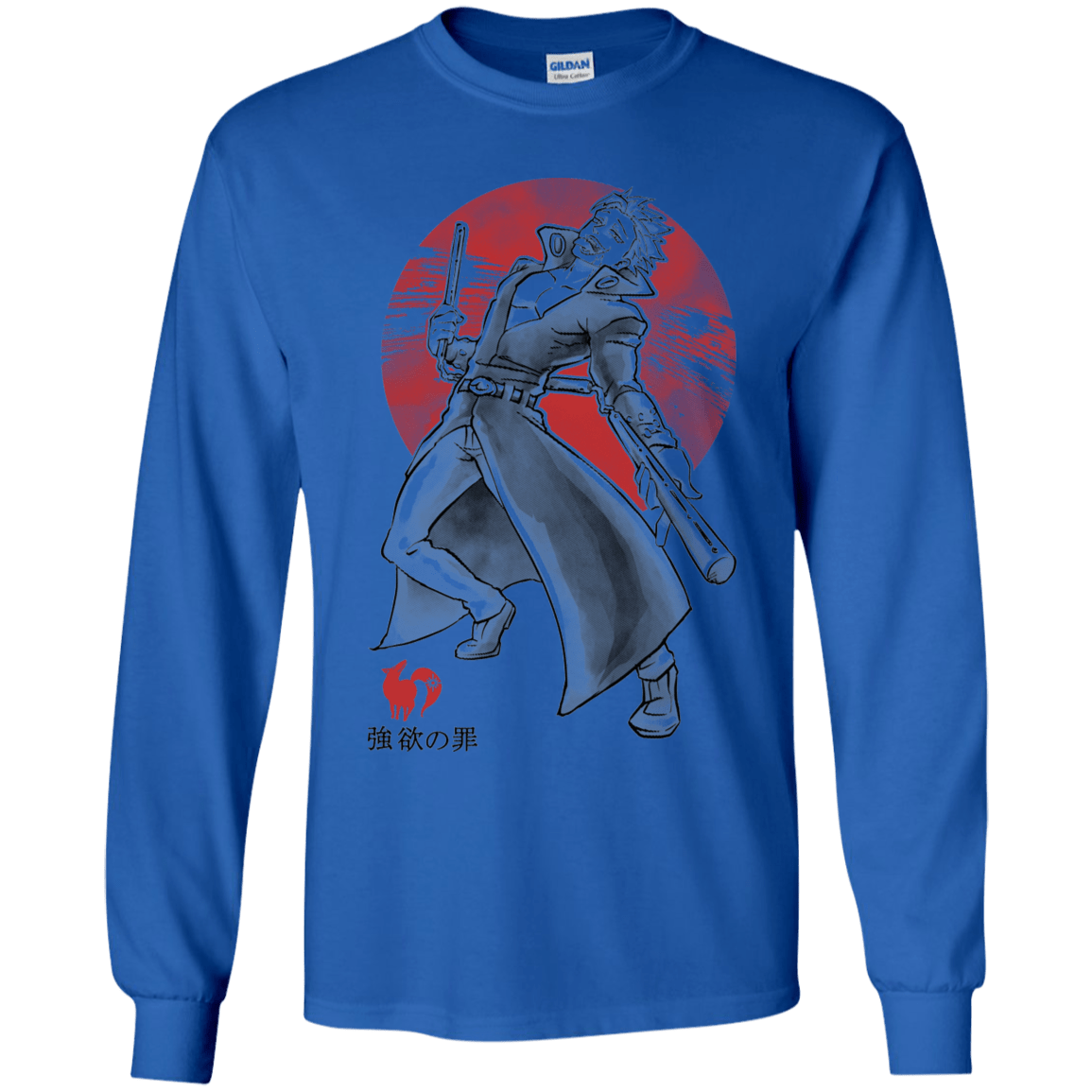 T-Shirts Royal / YS Fox Greed Youth Long Sleeve T-Shirt