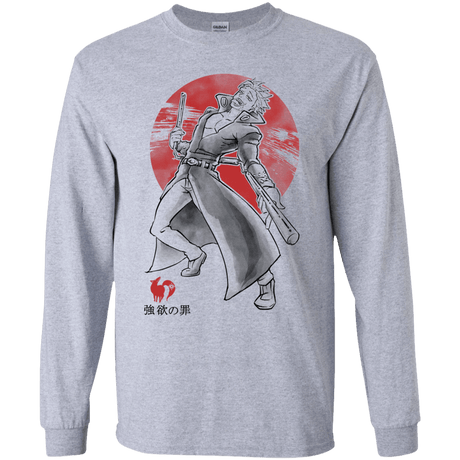T-Shirts Sport Grey / YS Fox Greed Youth Long Sleeve T-Shirt