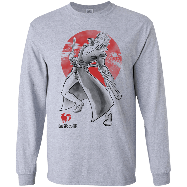 T-Shirts Sport Grey / YS Fox Greed Youth Long Sleeve T-Shirt