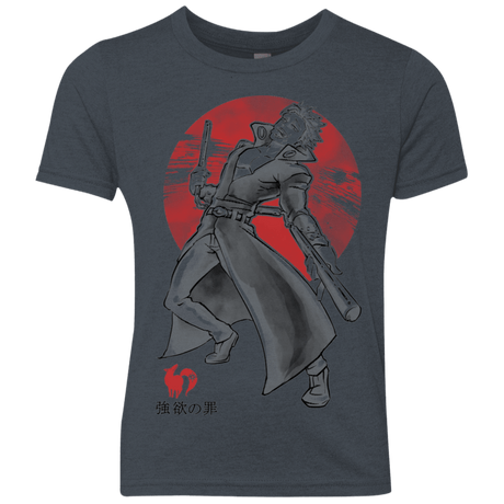T-Shirts Vintage Navy / YXS Fox Greed Youth Triblend T-Shirt