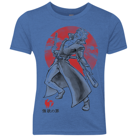 T-Shirts Vintage Royal / YXS Fox Greed Youth Triblend T-Shirt