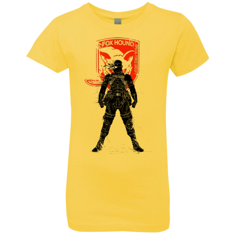 T-Shirts Vibrant Yellow / YXS Fox Hound (1) Girls Premium T-Shirt